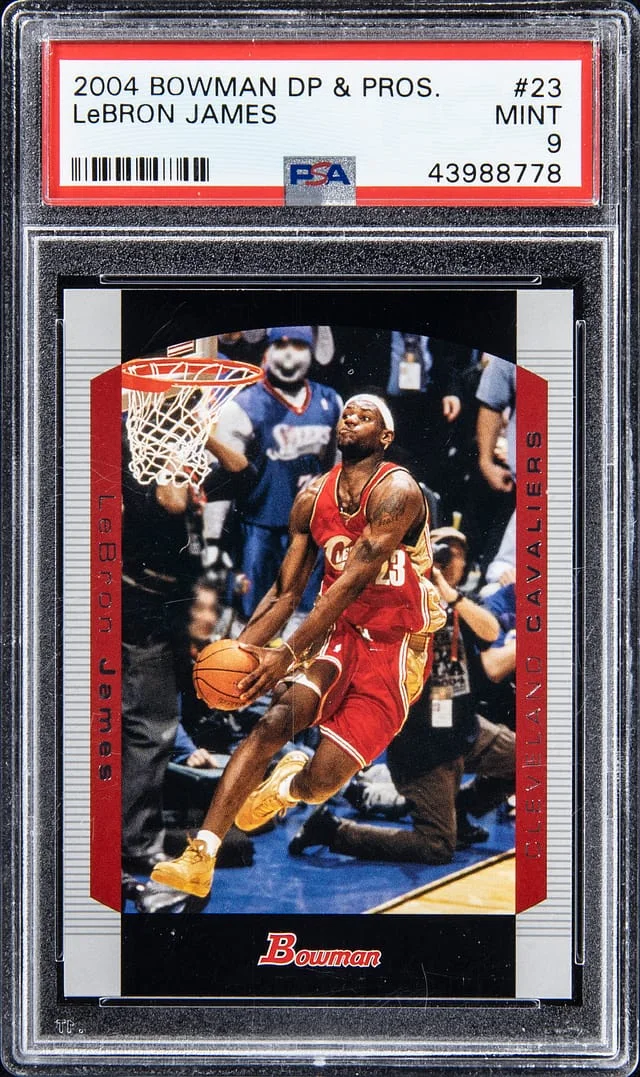 2004-05 Bowman Draft Picks & Prospects LeBron James #23 card image