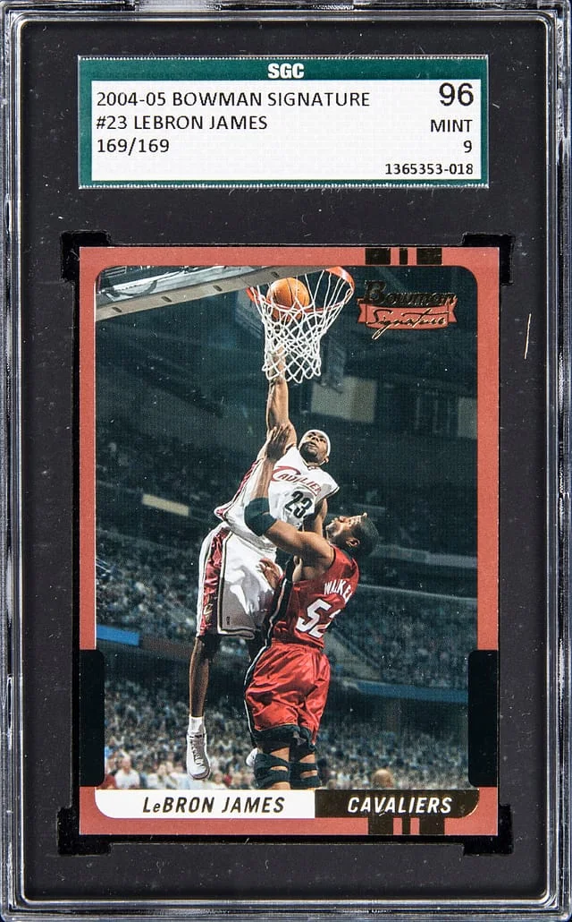 2004-05 Bowman LeBron James #23 card image