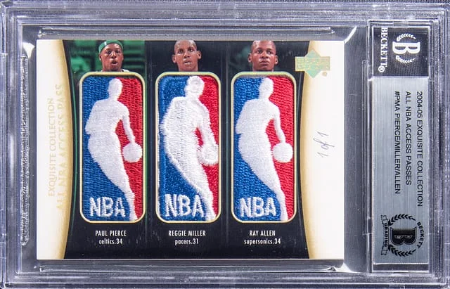 2004-05 Exquisite Collection All NBA Access Triple NBA Logoman #PMA #no-number card image