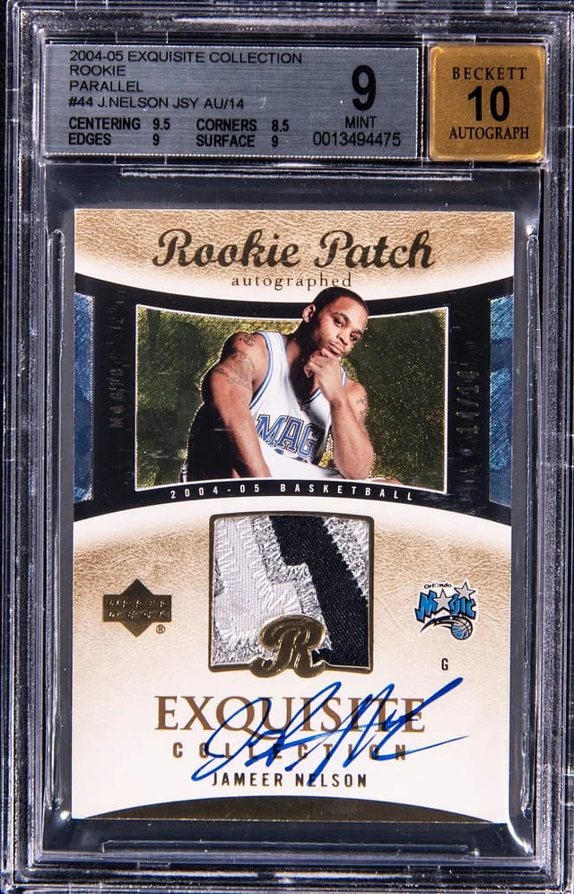 2004-05 Exquisite Collection Jameer Nelson Parallel #44 card image