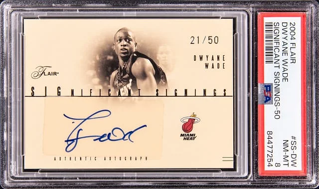 2004-05 Flair Dwyane Wade Significant Signings-50 #SS-DW card image