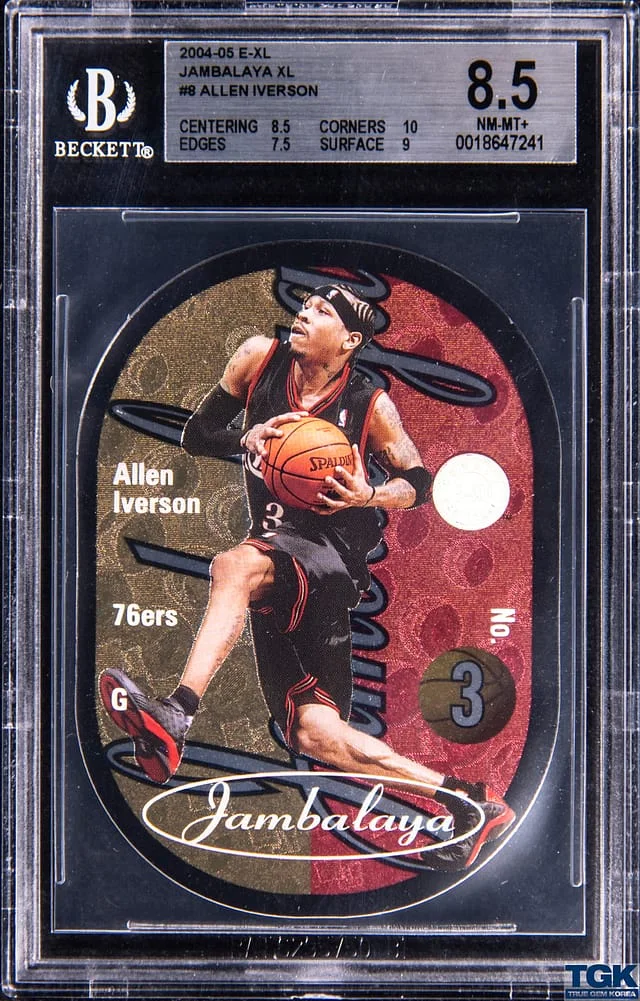 2004-05 Fleer Allen Iverson E-XL Jambalaya XL #8 card image