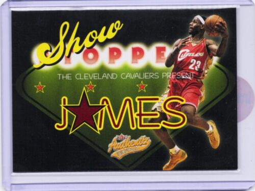 2004-05 Fleer Authentix Lebron James Showstoppers #4 card image