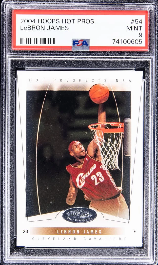 2004-05 Fleer LeBron James Hoops Hot Prospects #54 card image