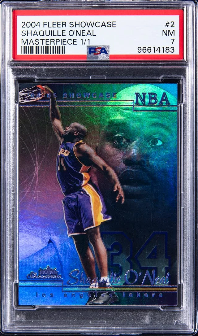 2004-05 Fleer Showcase Shaquille O'Neal Masterpiece 1/1 #2 card image