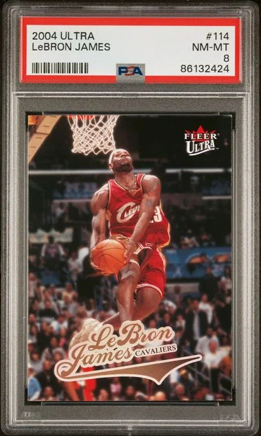 2004-05 Fleer Ultra LeBron James #114 card image