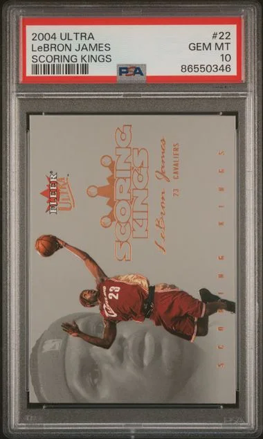 2004-05 Fleer Ultra LeBron James Scoring Kings #22 card image