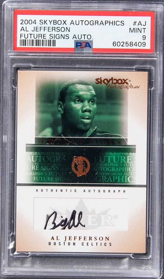 2004-05 SkyBox Autographics Al Jefferson Future Signs Autograph #FSA-AJ card image
