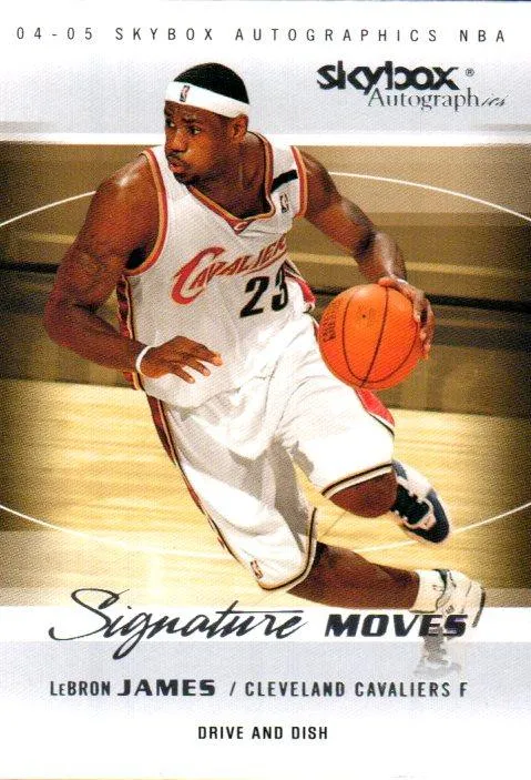 2004-05 SkyBox Autographics Lebron James Signature Moves #2 card image