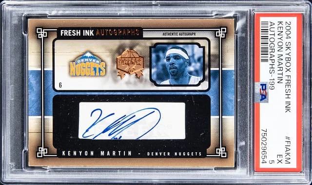 2004-05 SkyBox Kenyon Martin Fresh Ink Autographs #FIAKM card image