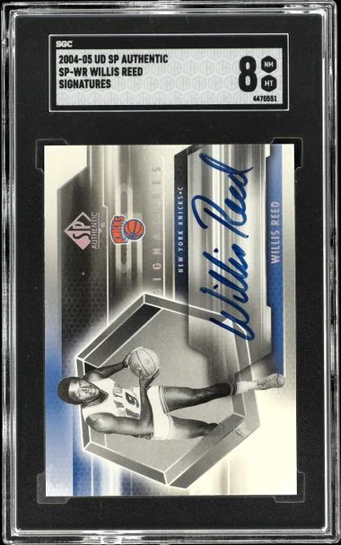 2004-05 SP Authentic Willis Reed SP Signatures #SP-WR card image