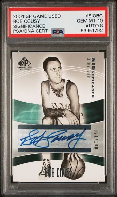 2004-05 SP Game Used Bob Cousy Significance #SIGBC card image