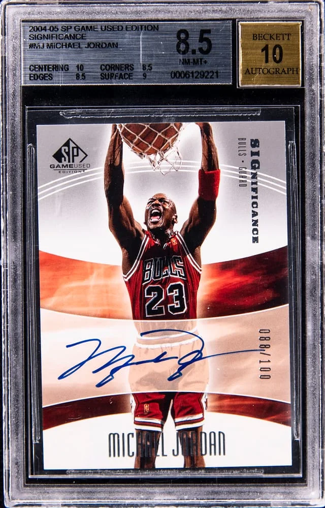 2004-05 SP Game Used Edition Michael Jordan SIGnificance #SIG-MJ card image