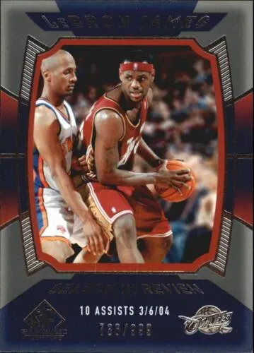 2004-05 SP Game Used Lebron James #137 card image
