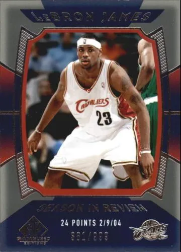 2004-05 SP Game Used Lebron James #140 card image