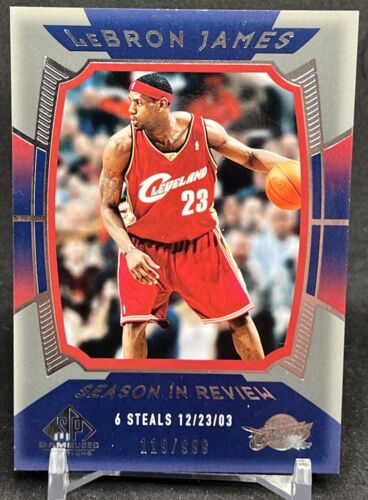 2004-05 SP Game Used Lebron James #145 card image