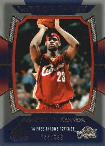 2004-05 SP Game Used Lebron James #146 card image