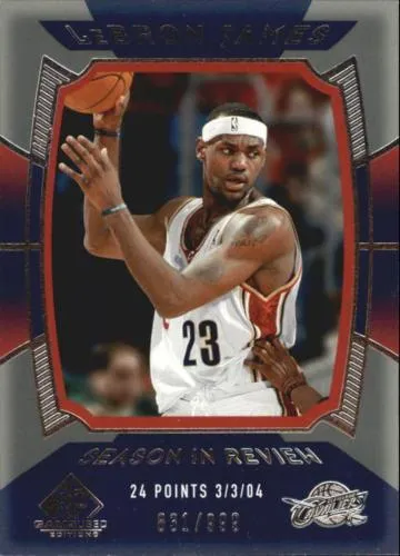 2004-05 SP Game Used Lebron James #152 card image
