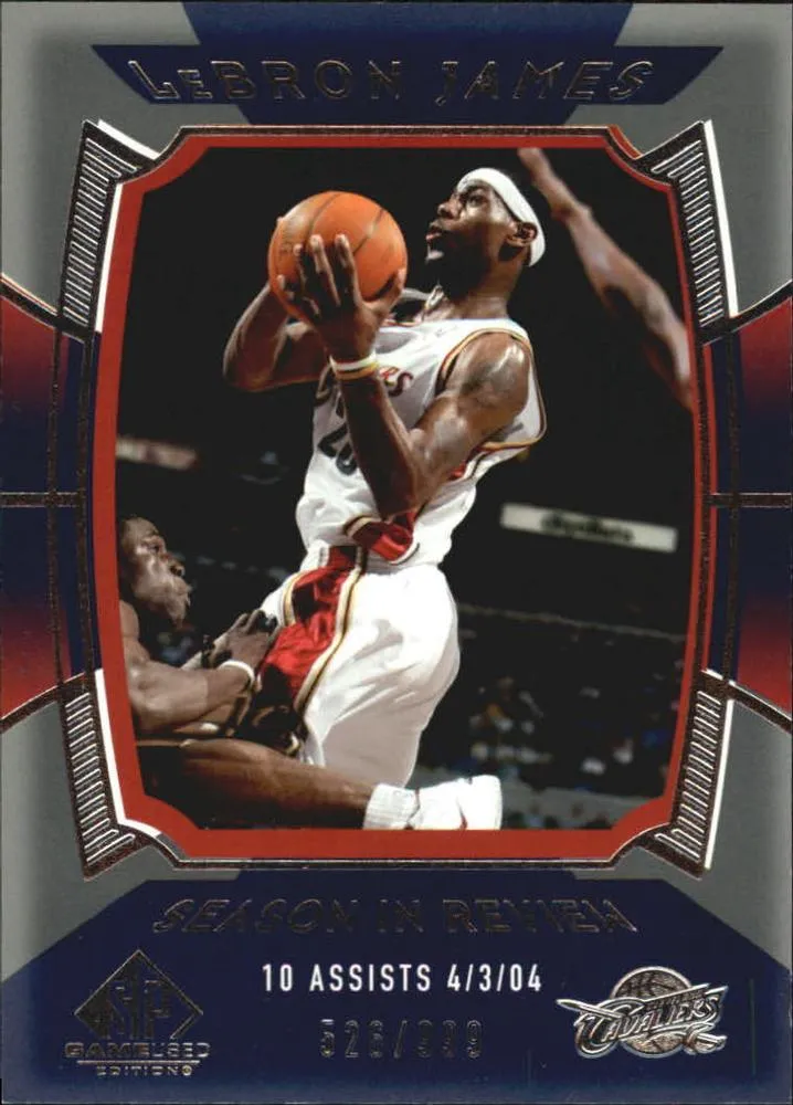 2004-05 SP Game Used Lebron James #160 card image