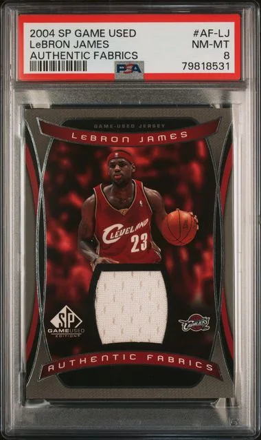 2004-05 SP Game Used LeBron James Game-Used Authentic Fabrics #AF-LJ card image