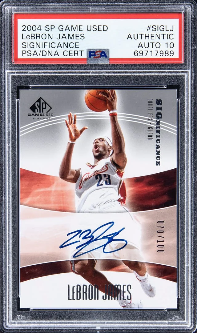 2004-05 SP Game Used LeBron James Significance #SIGLJ card image