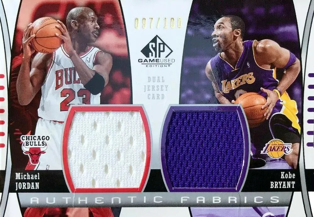 2004-05 SP Game Used Michael Jordan Authentic Fabrics Dual #AF2-JB card image