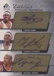 2004-05 SP Signature Edition Michael Jordan Triple Authentic Signatures #AS3-JAJ card image