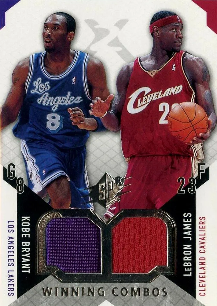 2004-05 SPx Lebron James Winning Combos #WC-BJ card image