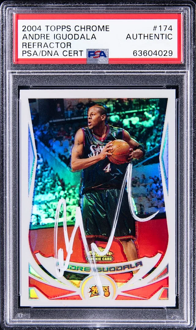 2004-05 Topps Chrome Andre Iguodala Refractor #174 card image