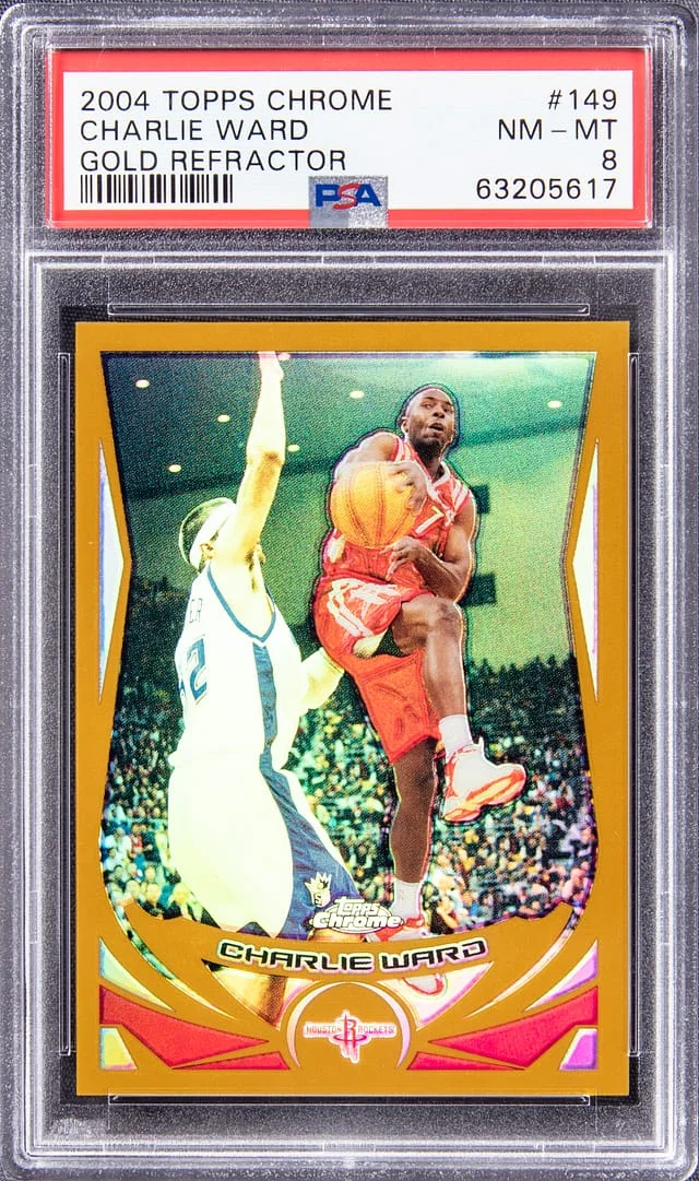 2004-05 Topps Chrome Charlie Ward Gold Refractor #149 card image