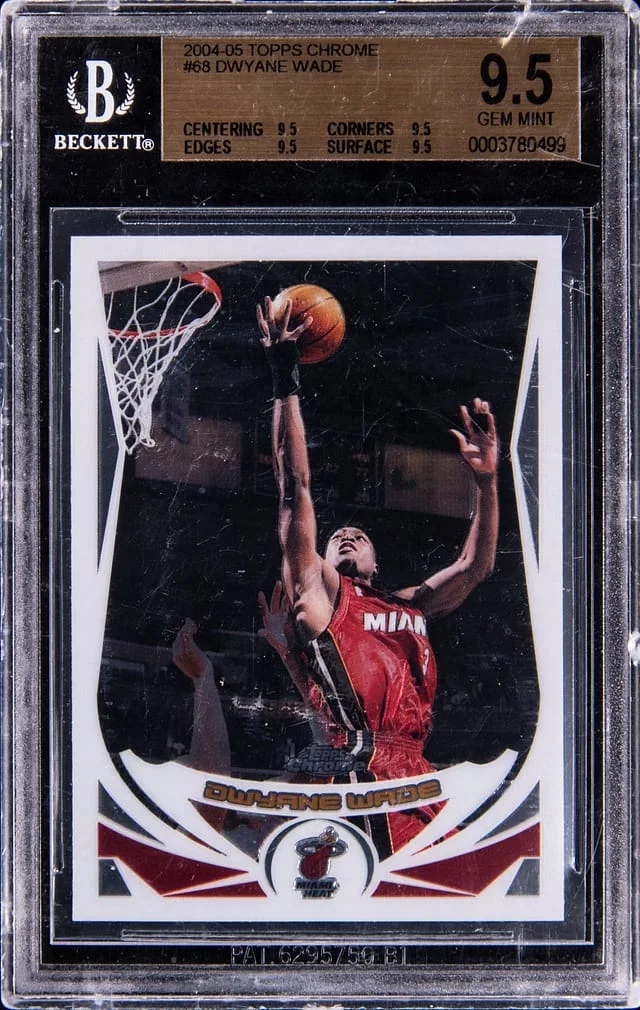 2004-05 Topps Chrome Dwyane Wade #68 card image