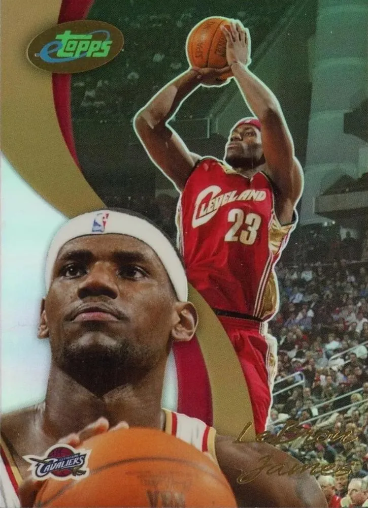 2004-05 Topps eTopps Lebron James #33 card image