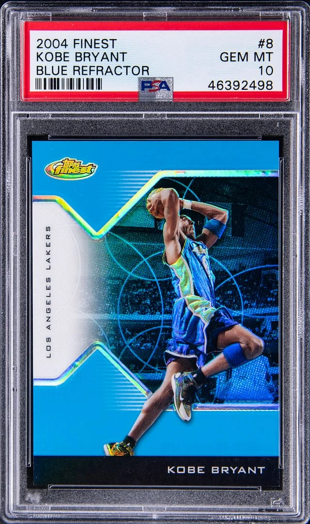 2004-05 Topps Finest Kobe Bryant #8 card image