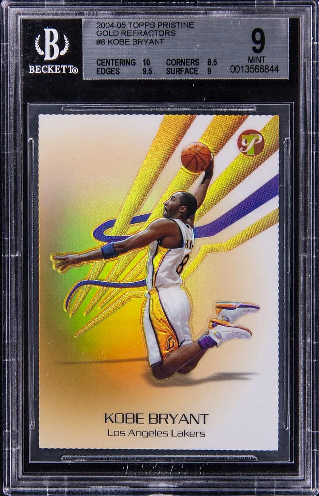 2004-05 Topps Kobe Bryant Pristine Gold Refractor #8 card image