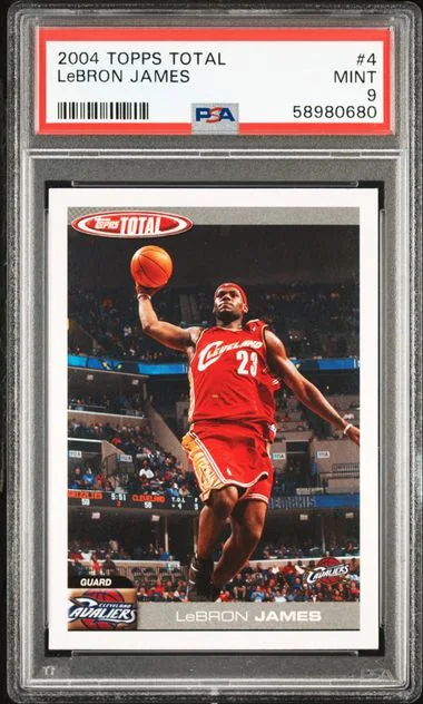 2004-05 Topps LeBron James Total #4 card image