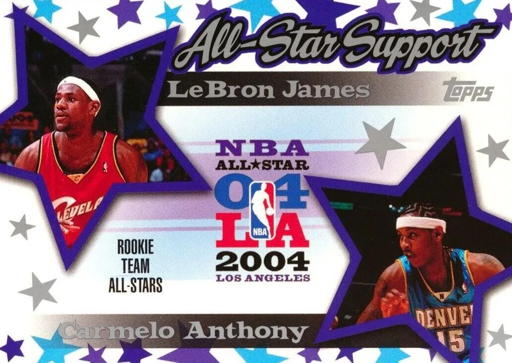 2004-05 Topps Lebron James All-Star Support #AS-JA card image