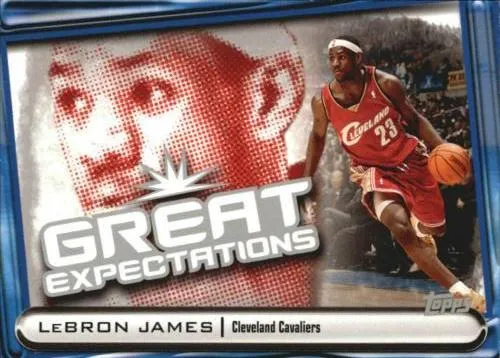 2004-05 Topps Lebron James Great Expectations #GE-LJ card image