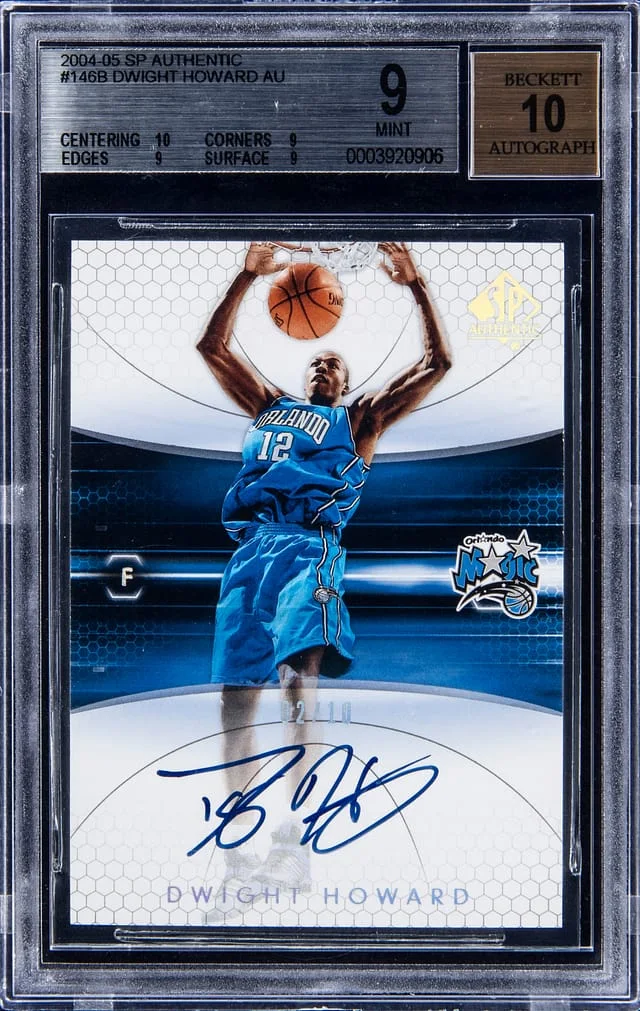 2004-05 UD SP Authentic Autographs Dwight Howard #146B card image