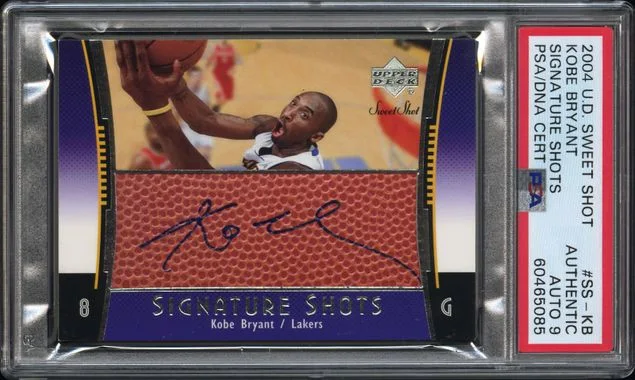 2004-05 Uper Deck Sweet Shot Signature Shots Kobe Bryant #SS-KB card image