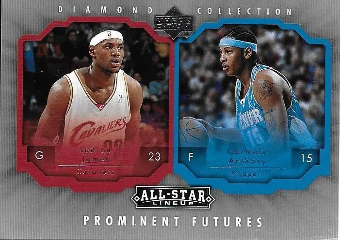 2004-05 Upper Deck All-Star Lineup Lebron James Prominent Futures #PF-JA card image