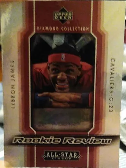 2004-05 Upper Deck All-Star Lineup Lebron James Rookie Review #RR17 card image