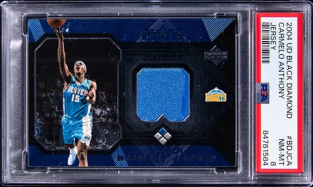 2004-05 Upper Deck Black Diamond Carmelo Anthony Jersey #BDJ-CA card image