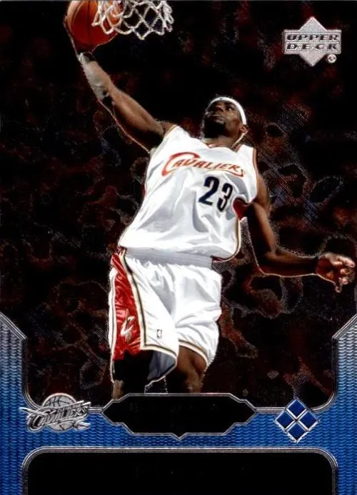 2004-05 Upper Deck Black Diamond Lebron James #150 card image