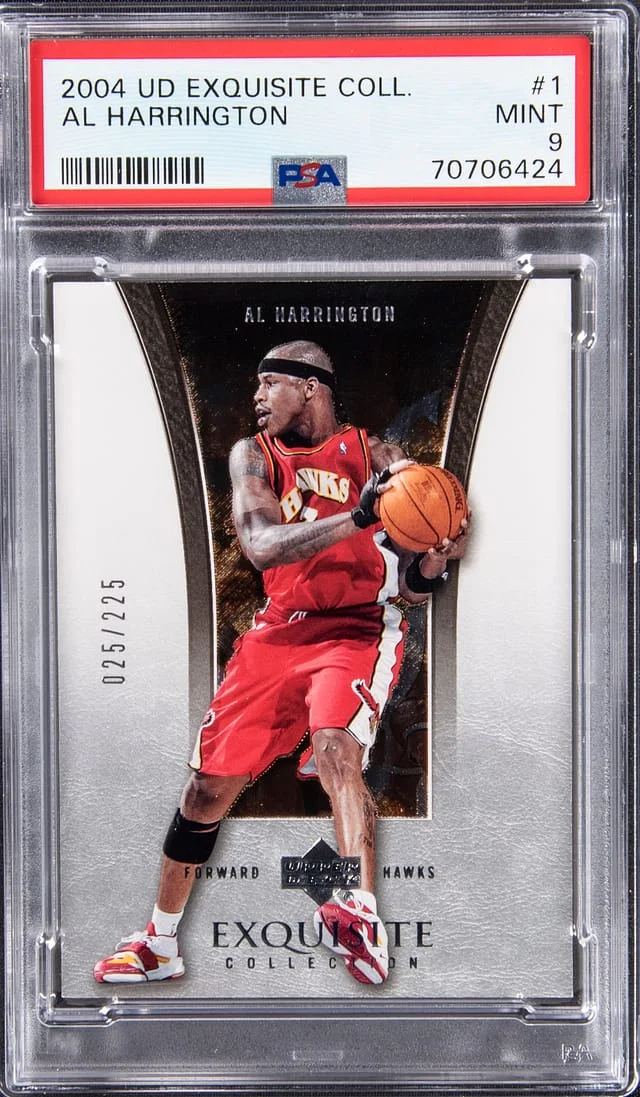 2004-05 Upper Deck Exquisite Collection Al Harrington #1 card image