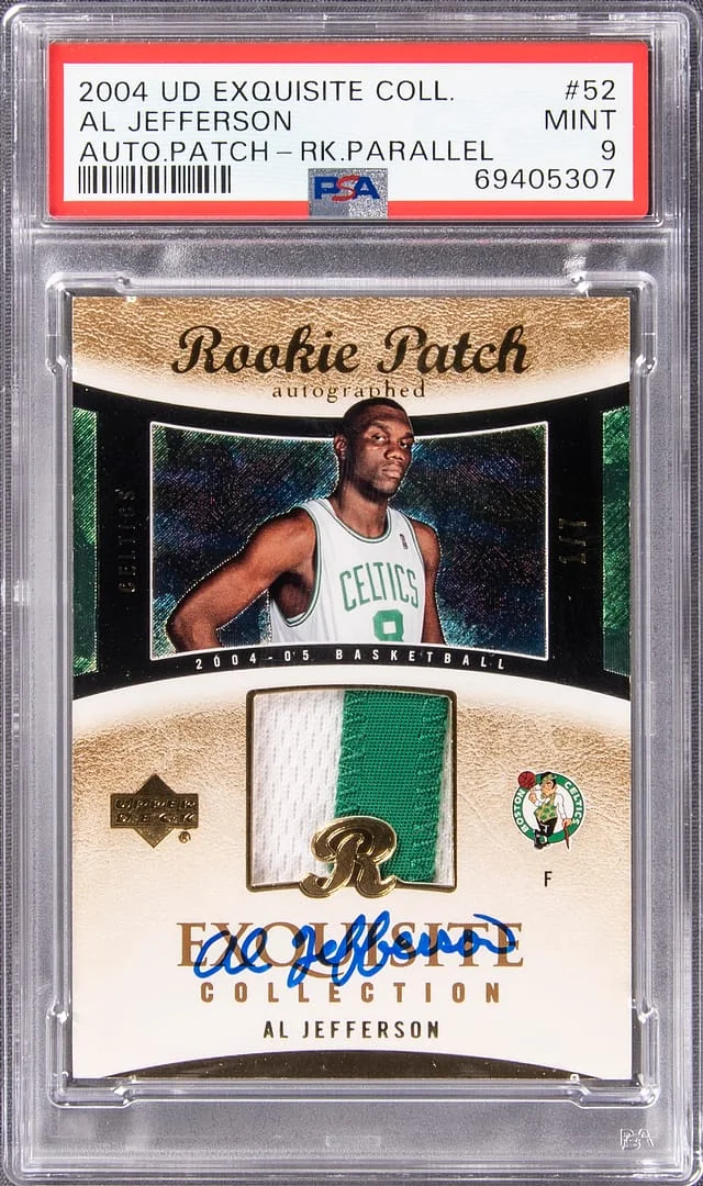 2004-05 Upper Deck Exquisite Collection Al Jefferson #52 card image