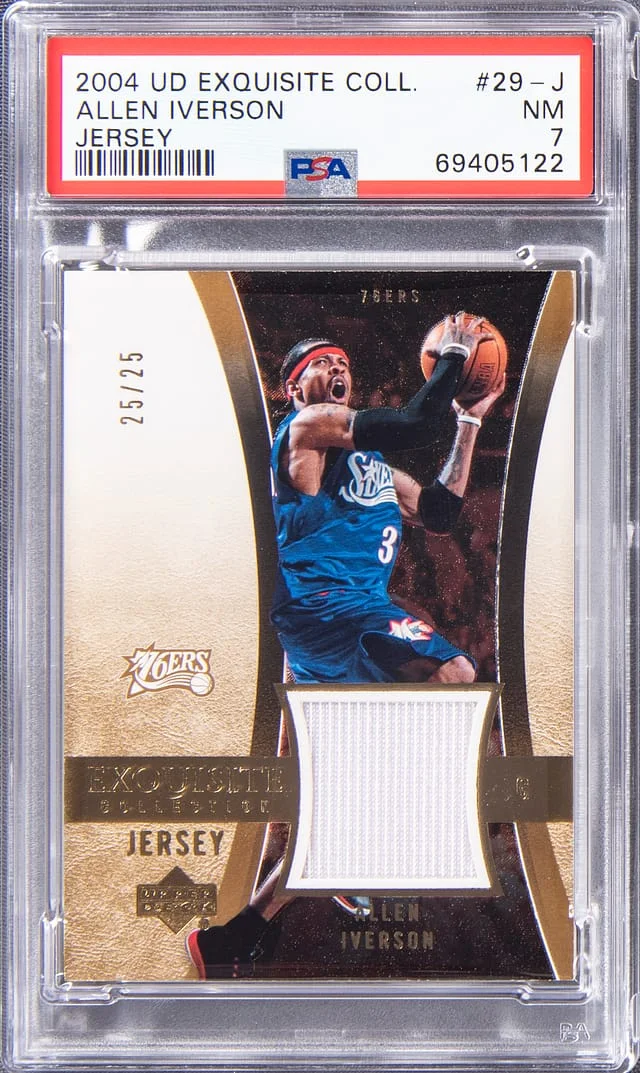 2004-05 Upper Deck Exquisite Collection Allen Iverson #29-J card image