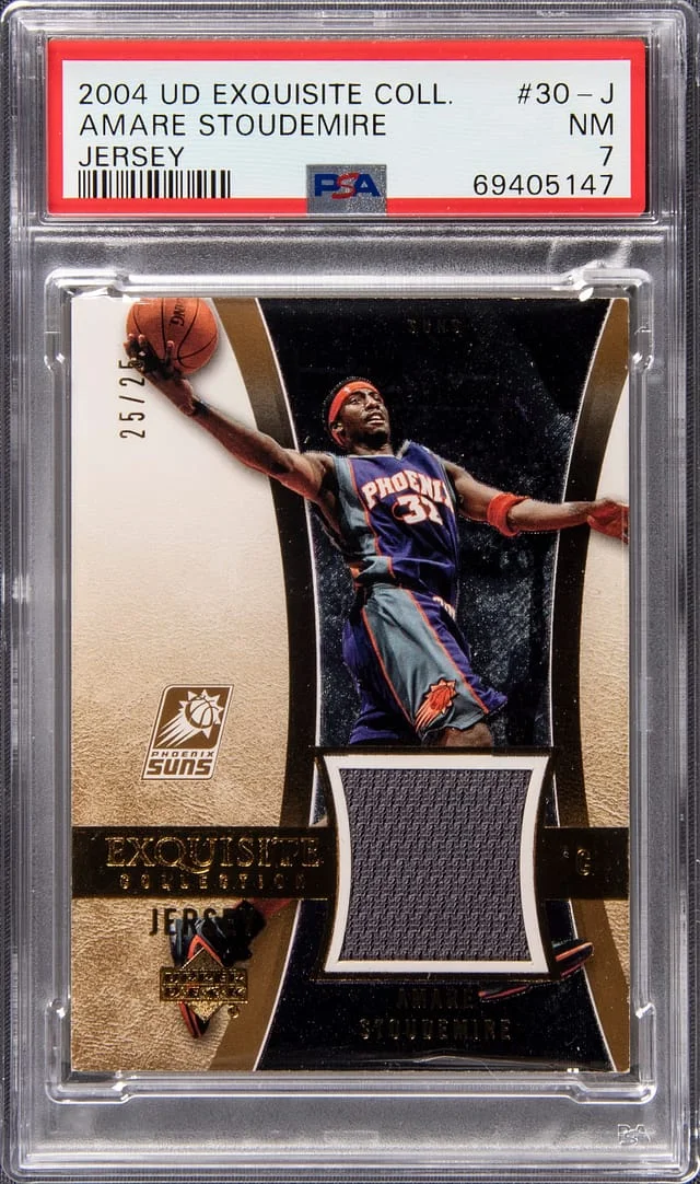 2004-05 Upper Deck Exquisite Collection Amare Stoudemire #30-J card image
