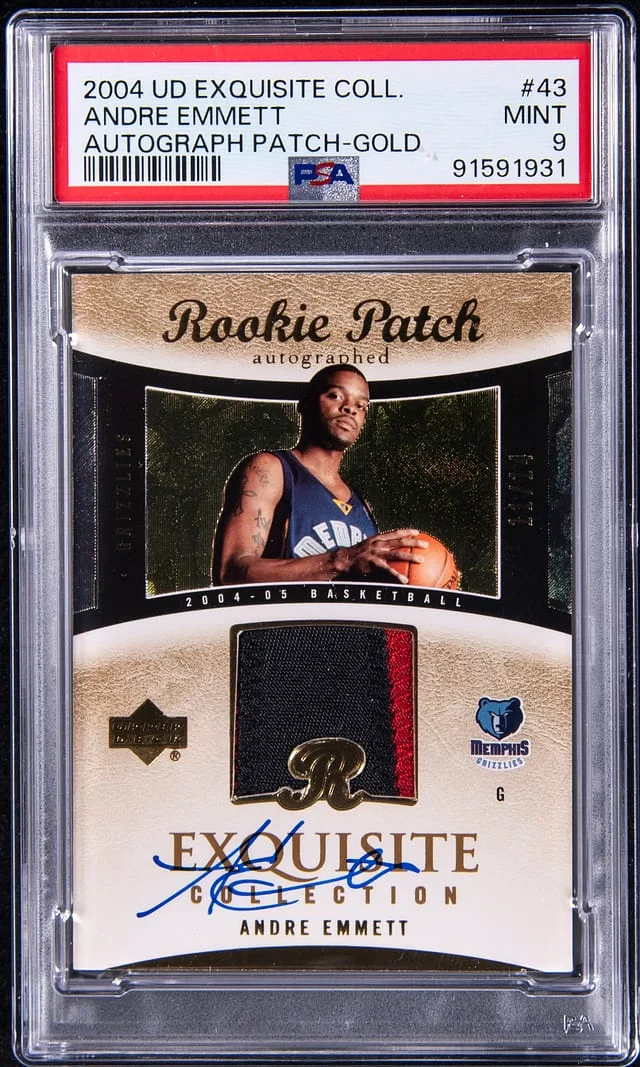2004-05 Upper Deck Exquisite Collection Andre Emmett Patch Autograph (RPA) #43 card image