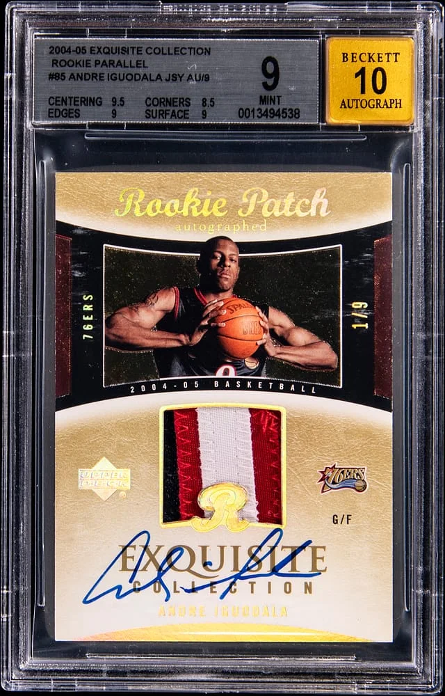 2004-05 Upper Deck Exquisite Collection Andre Iguodala #85 card image