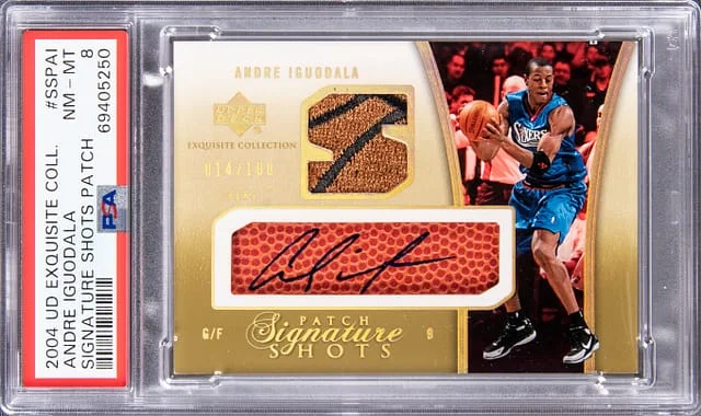 2004-05 Upper Deck Exquisite Collection Andre Iguodala #SSPAI card image